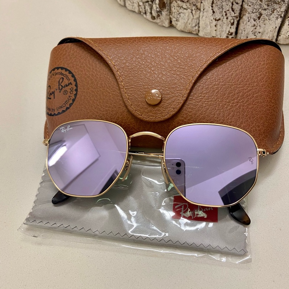 Ray Ban mirrored sunglasses